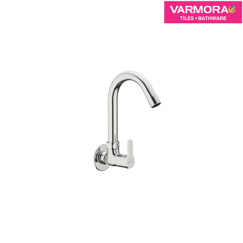 Sink Cock with Swivel Spout ( Wall Mounted) - FF02009